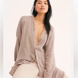 We the Free Summer Daydream Button Down